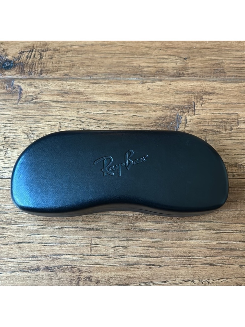 Ray-Ban Sunglasses Eyeglasses Case Black Clamshell
